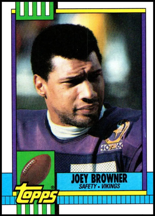 1990 Topps #111 Joey Browner EX Excellent Minnesota Vikings Football Card