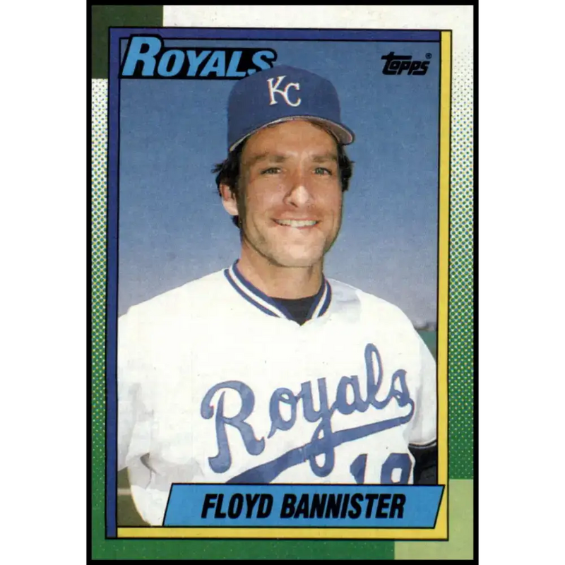1990 Topps #116 Floyd Bannister NM-MT Kansas City Royals Baseball Card - Baseball Card Single