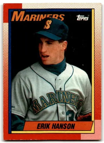 1990 Topps #118 Erik Hanson EX/NM Mariners ID:43445 - Baseball Card Single