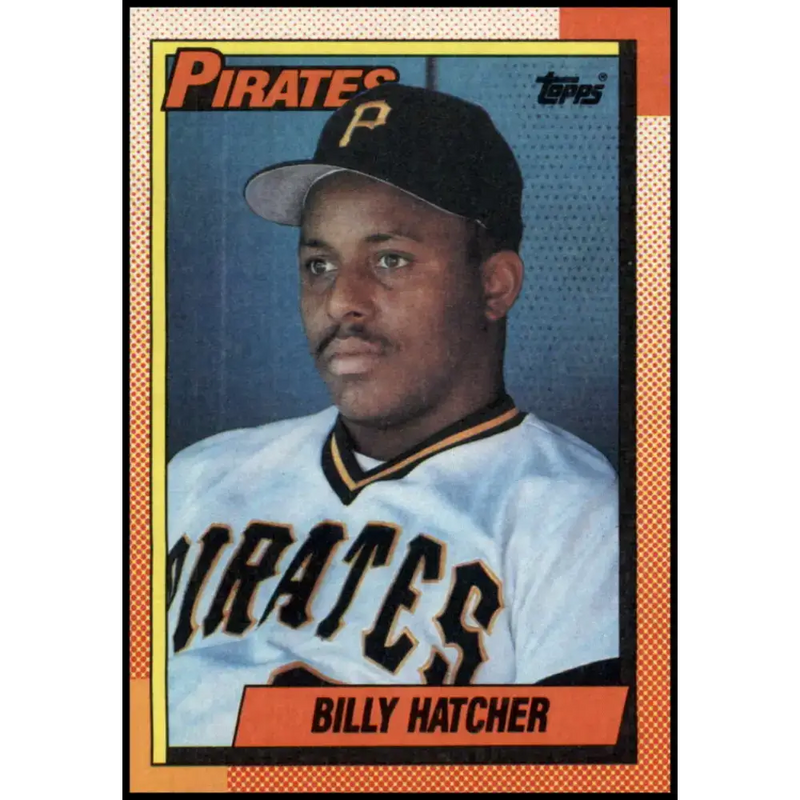 1990 Topps #119 Billy Hatcher NM-MT Pittsburgh Pirates Baseball Card - Baseball Card Single