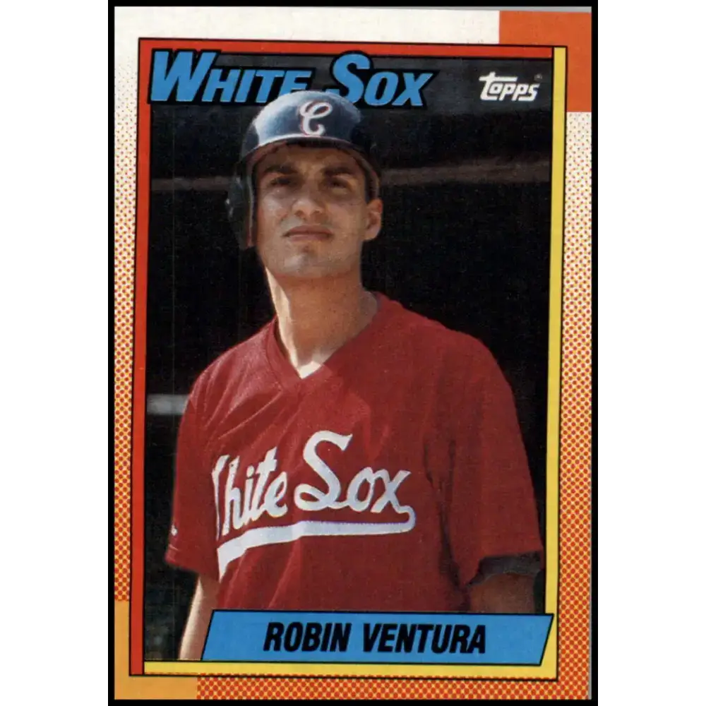 1990 Topps #121 Robin Ventura NM-MT Chicago White Sox Baseball Card - Baseball Card Single