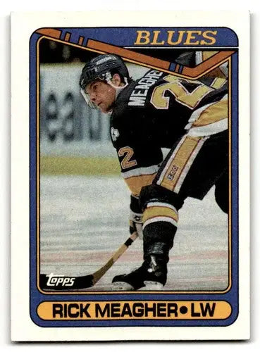 1990 Topps #125 Rick Meagher St. Louis Blues Hockey Cards NM Near Mi ID:55533 - Hockey Card Single