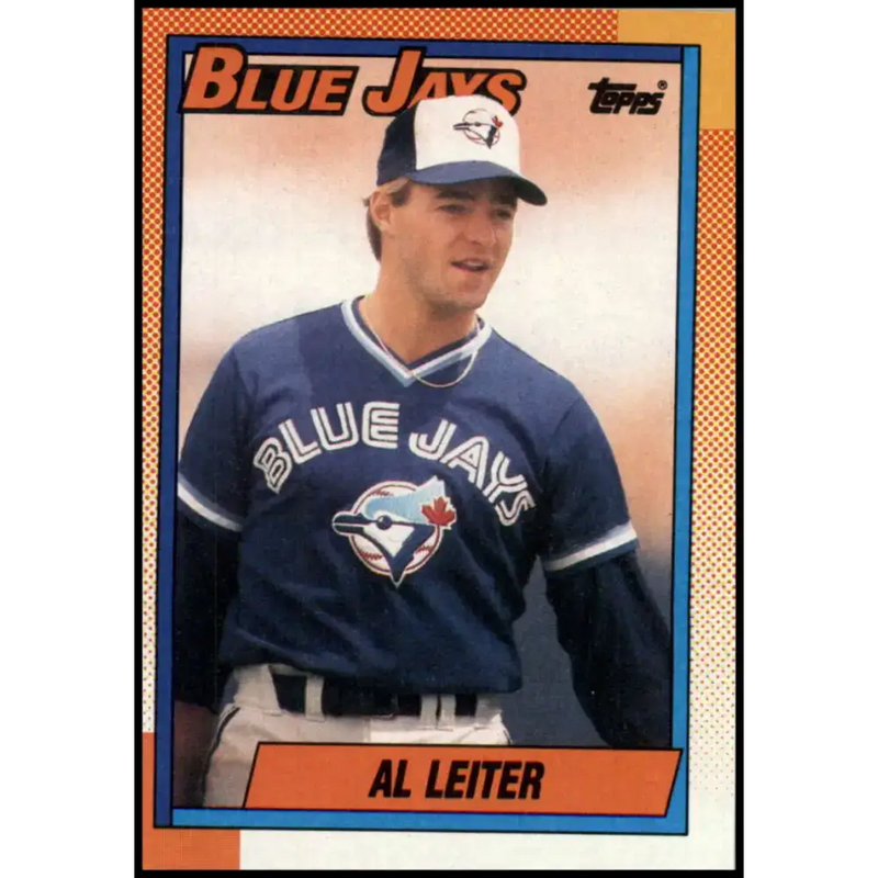 1990 Topps #138 Al Leiter NM-MT Toronto Blue Jays Baseball Card - Baseball Card Single
