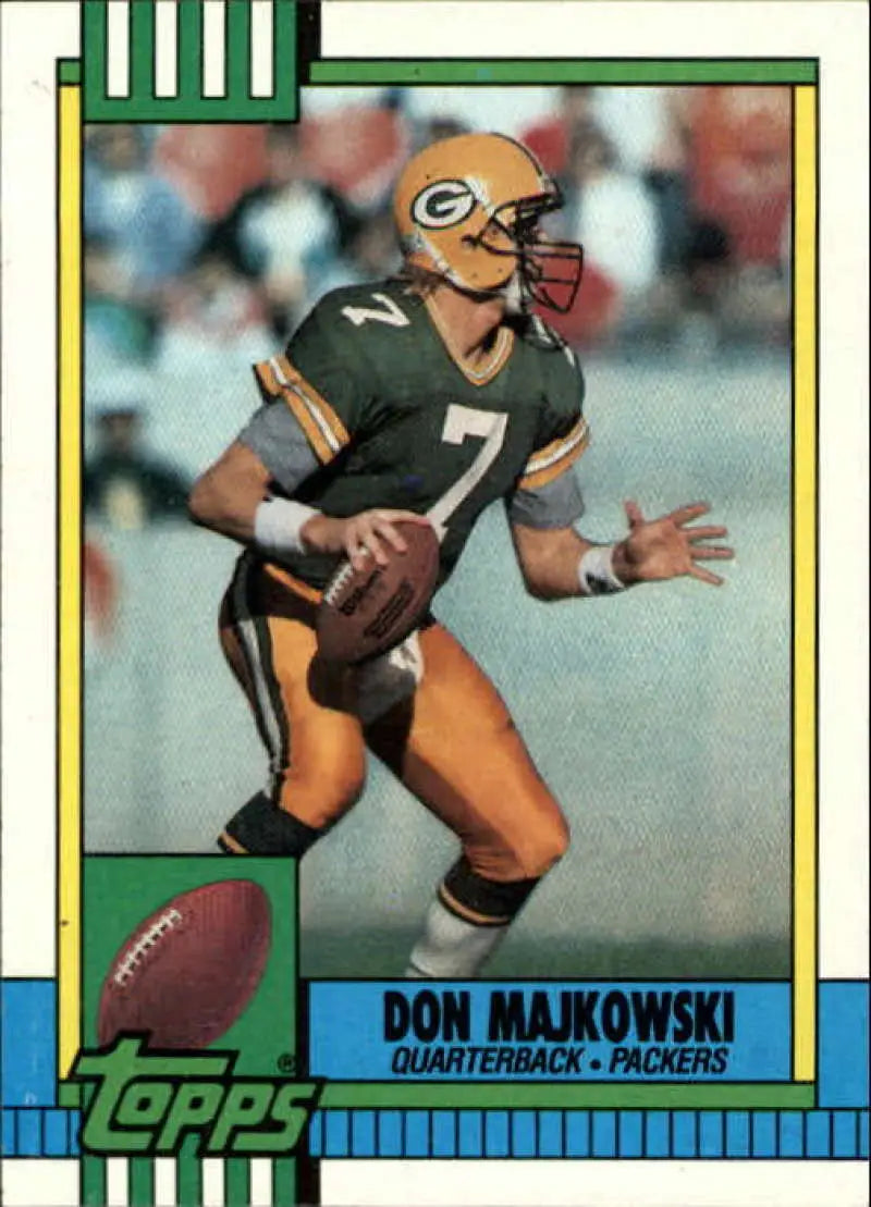1990 Topps #142 Don Majkowski EX Excellent Green Bay Packers Football Card - Football Card Single