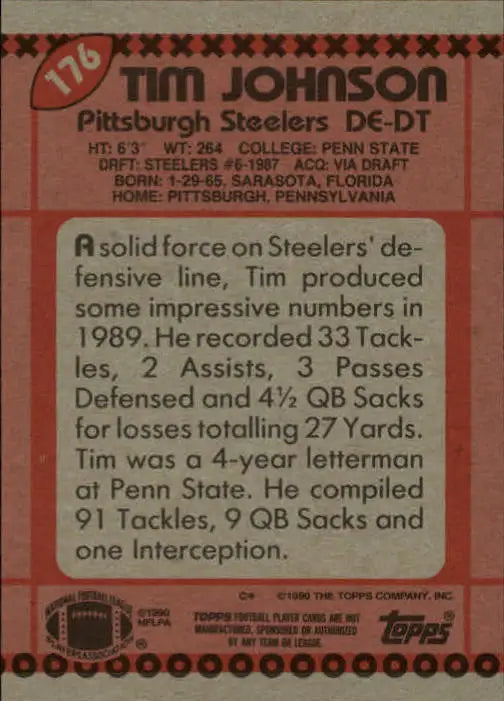 1990 Topps #148 Perry Kemp EX Excellent Green Bay Packers Football Card - Football Card Single