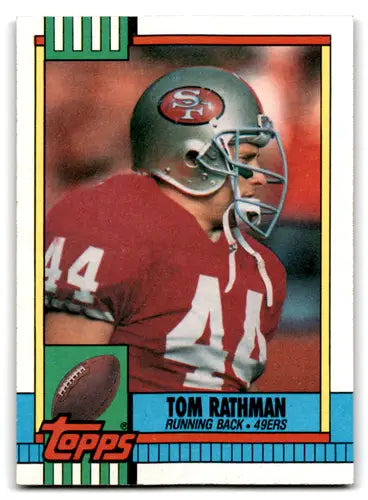 1990 Topps #15 Tom Rathman NM Near Mint 49ers ID:67360 - Football Card Single