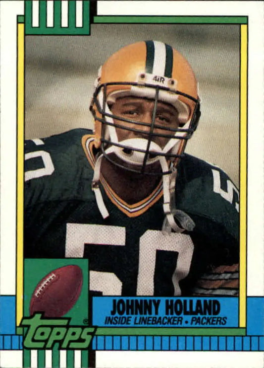 1990 Topps #152 Johnny Holland EX Excellent Green Bay Packers Football Card