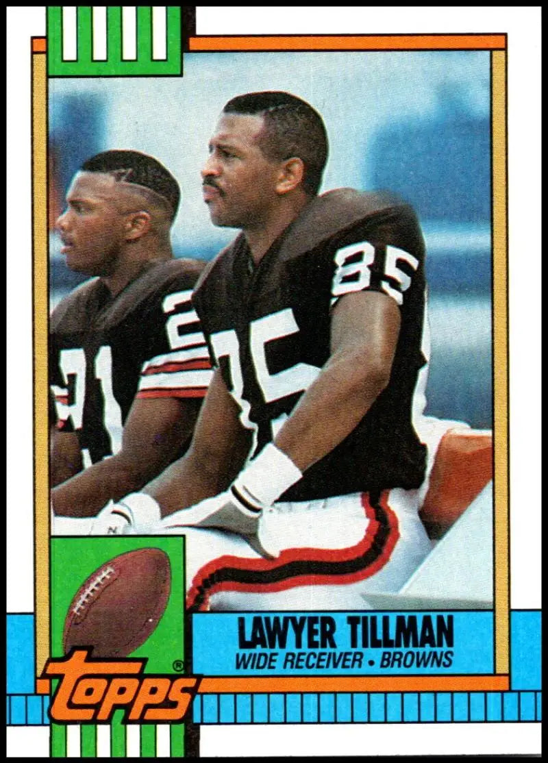 1990 Topps #156 Lawyer Tillman EX Excellent Cleveland Browns Football Card - Football Card Single