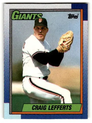 1990 Topps #158 Craig Lefferts San Francisco Giants Baseball Cards E ID:53627 - Baseball Card Single