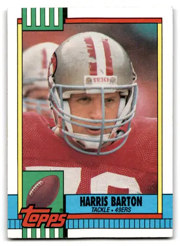 1990 Topps #16 Harris Barton NM Near Mint 49ers ID:67359 - Football Card Single