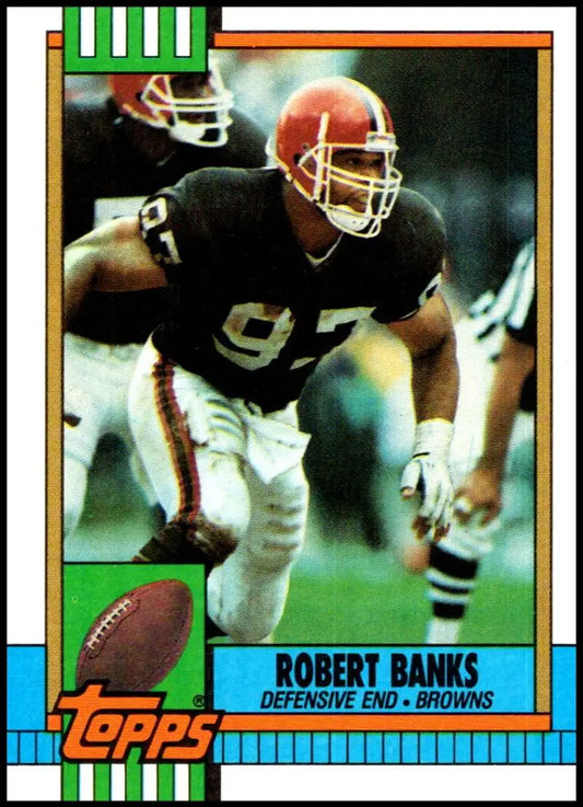 1990 Topps #162 Robert Banks EX Excellent Cleveland Browns Football Card