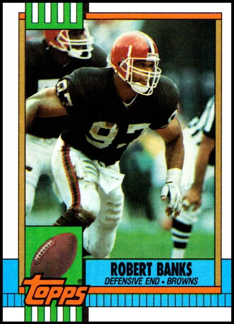 1990 Topps #162 Robert Banks EX Excellent Cleveland Browns Football Card - Football Card Single