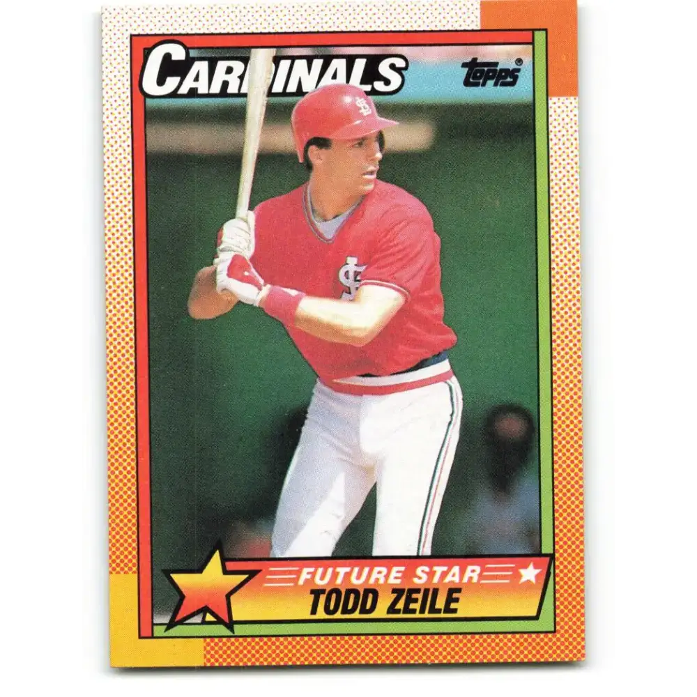 1990 Topps #162 Todd Zeile NM-MT St. Louis Cardinals Baseball Card - Baseball Card Single