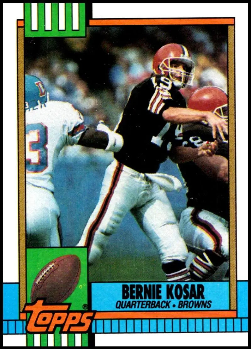 1990 Topps #163 Bernie Kosar EX Excellent Cleveland Browns Football Card - Football Card Single