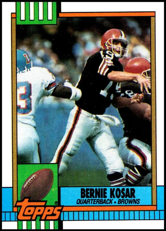 1990 Topps #163 Bernie Kosar EX Excellent Cleveland Browns Football Card