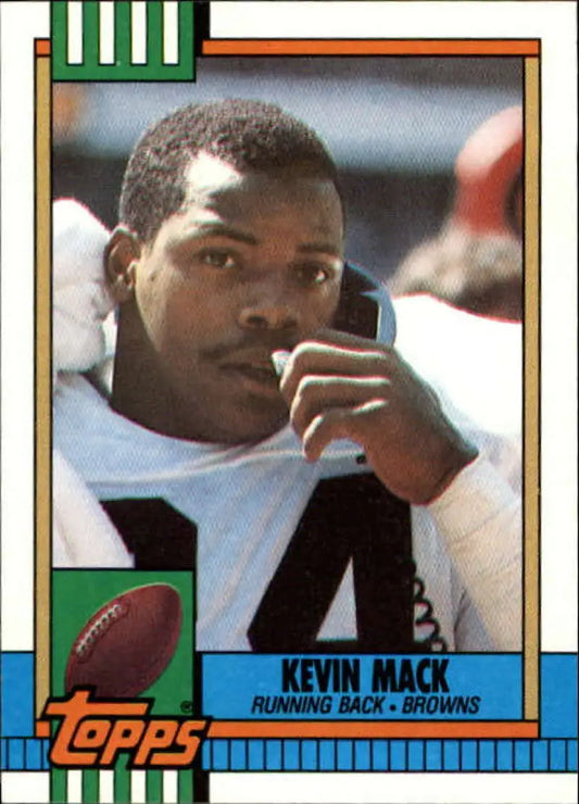 1990 Topps #165 Kevin Mack EX Excellent Cleveland Browns Football Card