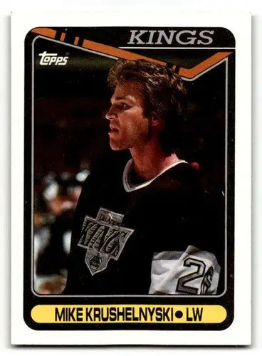 1990 Topps #167 Mike Krushelnyski Los Angeles Kings Hockey Cards EX/ ID:55517 - Hockey Card Single