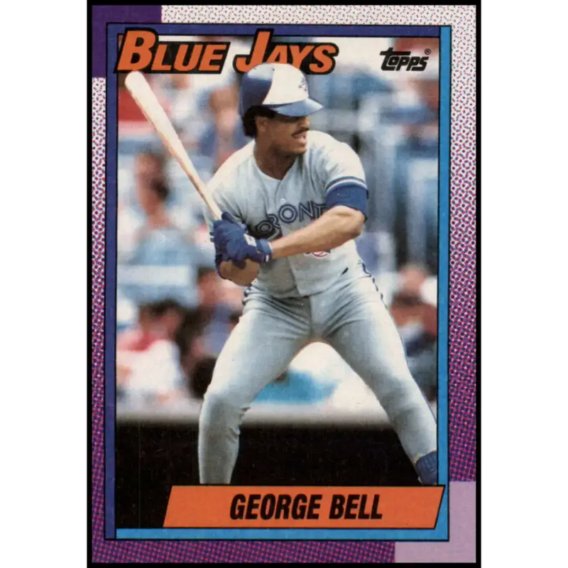 1990 Topps #170 George Bell NM-MT Toronto Blue Jays Baseball Card - Baseball Card Single