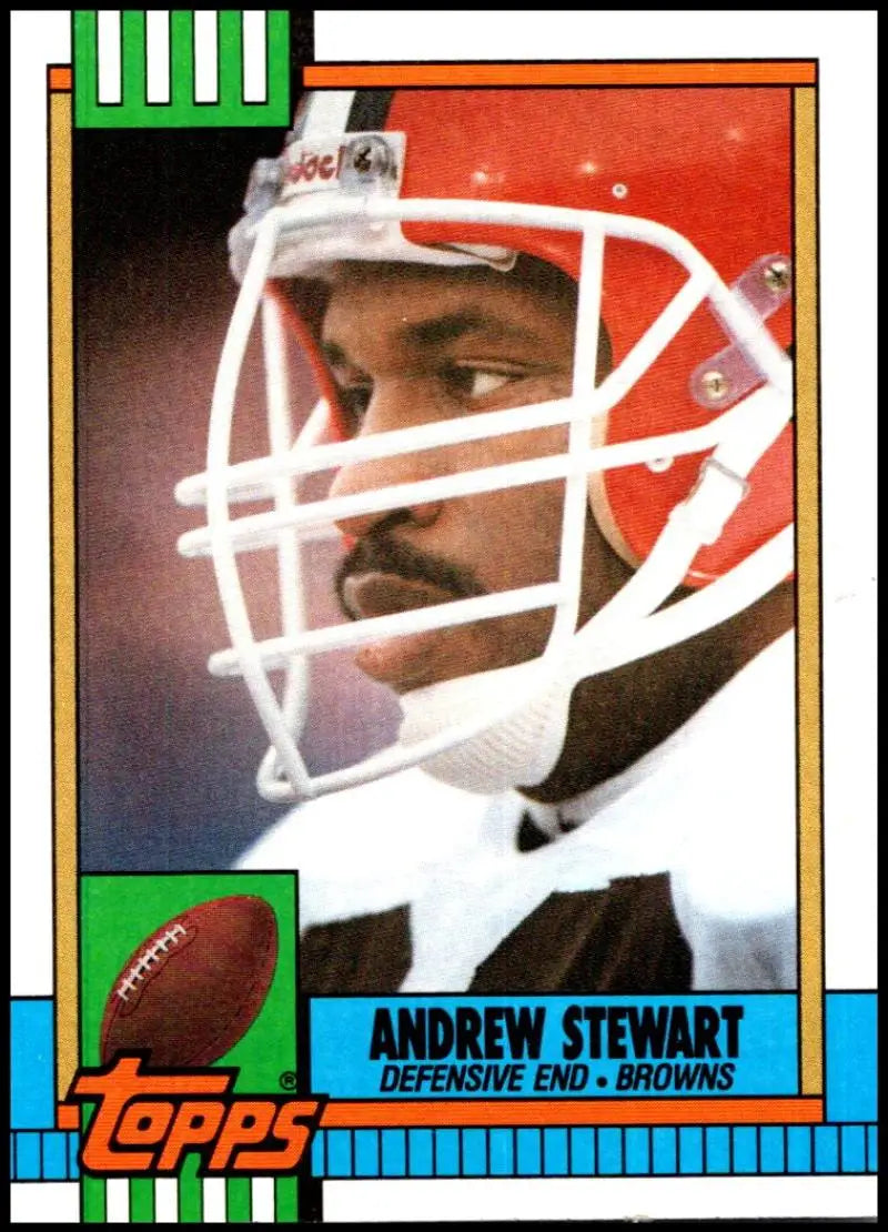 1990 Topps #173 Andrew Stewart EX Excellent Cleveland Browns Football Card - Football Card Single