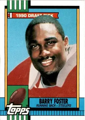 1990 Topps #174b Barry Foster - Football Card Single