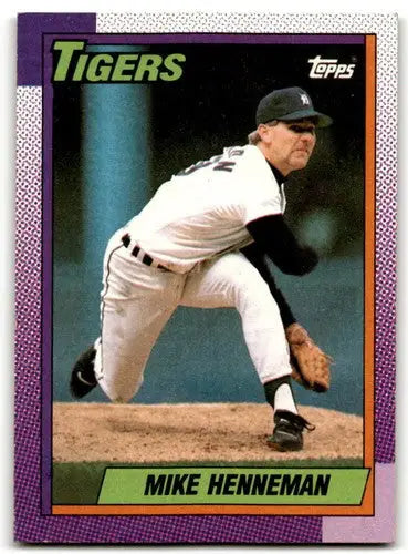 1990 Topps #177 Mike Henneman NM Near Mint Tigers ID:43465 - Baseball Card Single