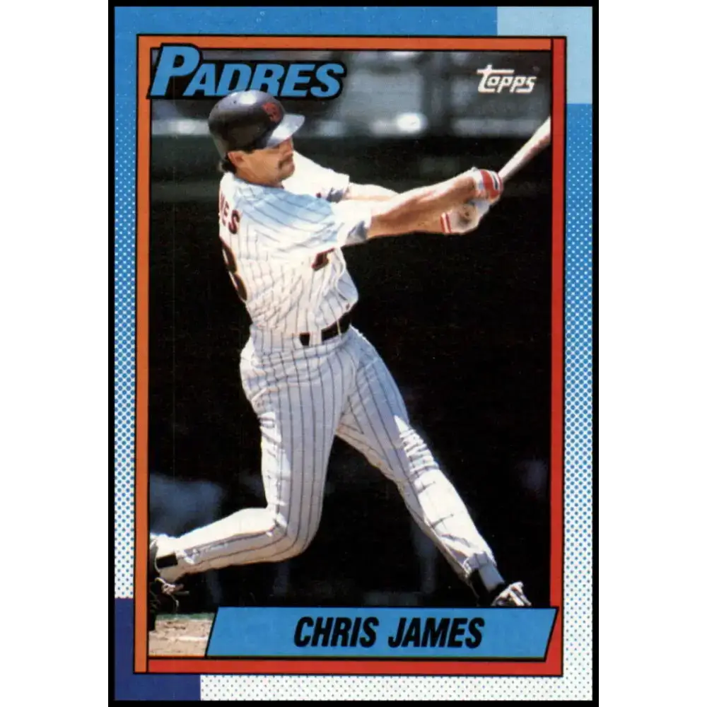 1990 Topps #178 Chris James NM-MT San Diego Padres Baseball Card - Baseball Card Single