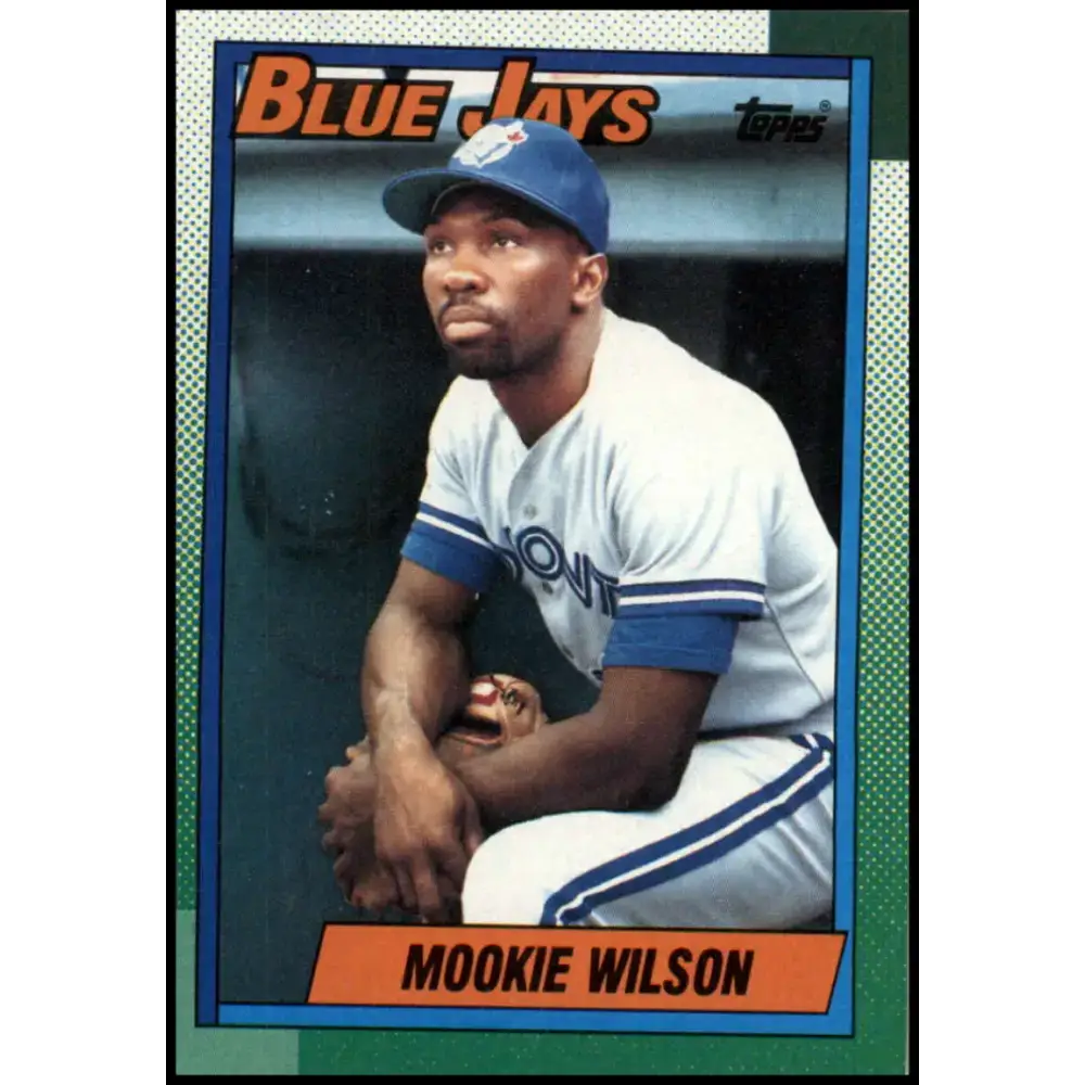 1990 Topps #182 Mookie Wilson NM-MT Toronto Blue Jays Baseball Card - Baseball Card Single