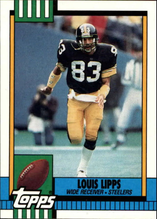 1990 Topps #184 Louis Lipps EX Excellent Pittsburgh Steelers Football Card