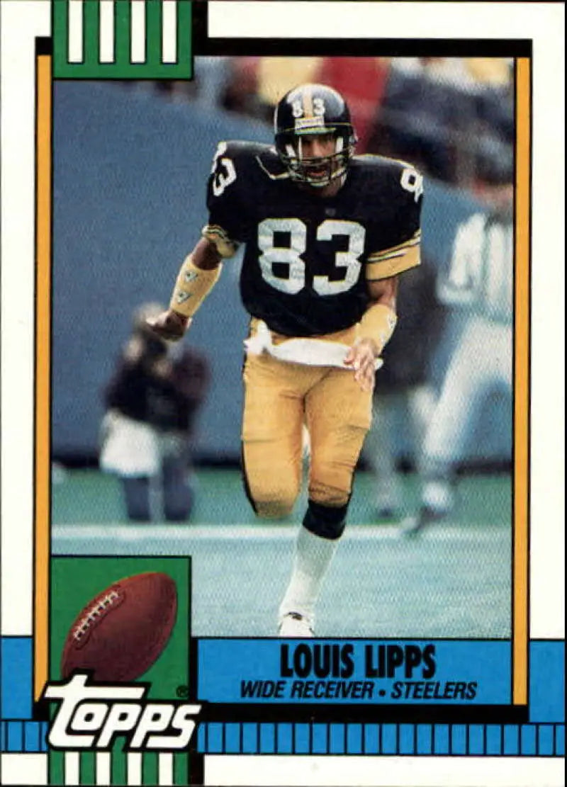 1990 Topps #184 Louis Lipps EX Excellent Pittsburgh Steelers Football Card - Football Card Single