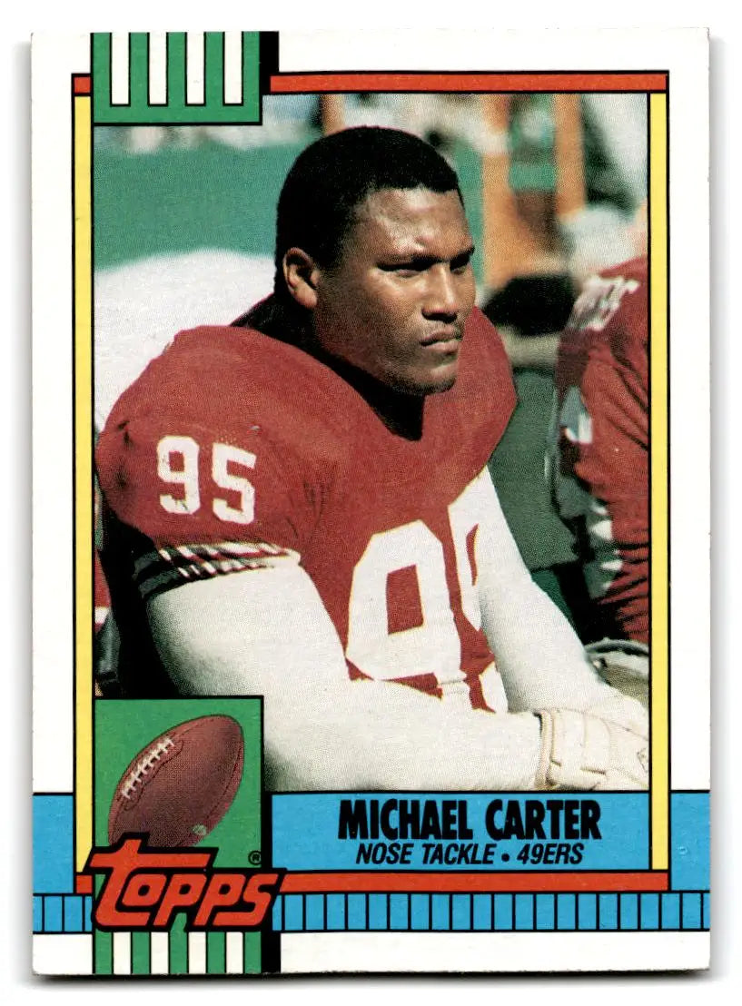 1990 Topps #19 Michael Carter - Football Card Single