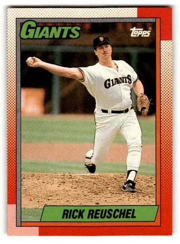 1990 Topps #190 Rick Reuschel San Francisco Giants Baseball Cards EX ID:53754 - Baseball Card Single