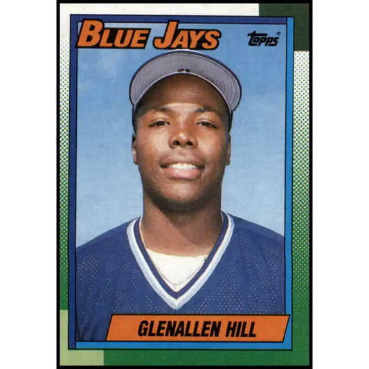 1990 Topps #194 Glenallen Hill NM-MT Toronto Blue Jays Baseball Card - Baseball Card Single