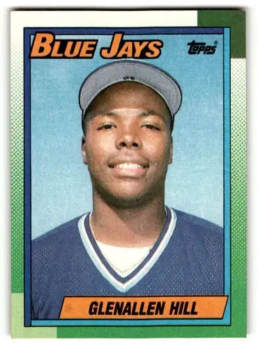 1990 Topps #194 Glenallen Hill Toronto Blue Jays Baseball Cards EX/N ID:53582 - Baseball Card Single