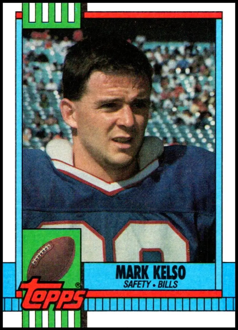 1990 Topps #195 Darryl Talley EX Excellent Buffalo Bills Football Card - Football Card Single