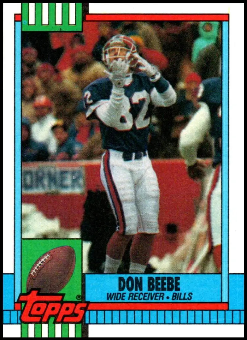 1990 Topps #200 Don Beebe EX Excellent Buffalo Bills Football Card - Football Card Single