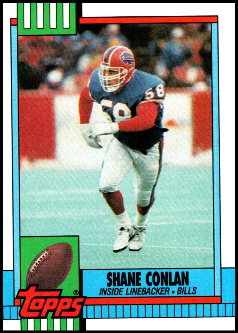 1990 Topps #209 Shane Conlan EX Excellent Buffalo Bills Football Card - Football Card Single