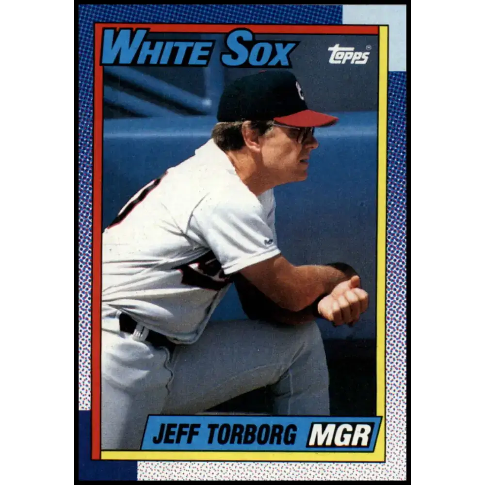 1990 Topps #21 Jeff Torborg MG NM-MT Chicago White Sox Baseball Card - Baseball Card Single