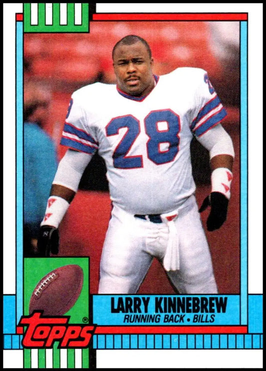 1990 Topps #210 Larry Kinnebrew EX Excellent Buffalo Bills Football Card