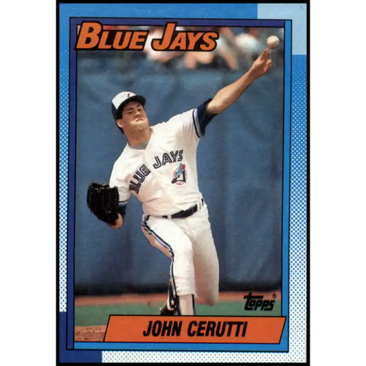 1990 Topps #211 John Cerutti NM-MT Toronto Blue Jays Baseball Card - Baseball Card Single