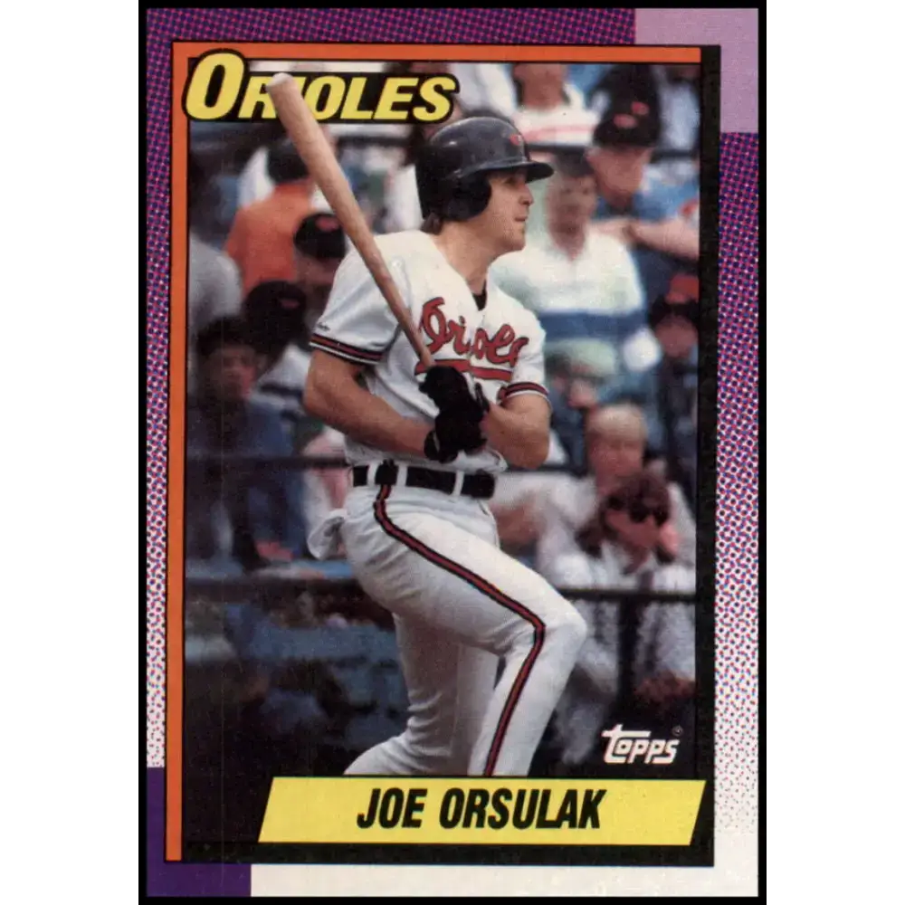 1990 Topps #212 Joe Orsulak NM-MT Baltimore Orioles Baseball Card - Baseball Card Single