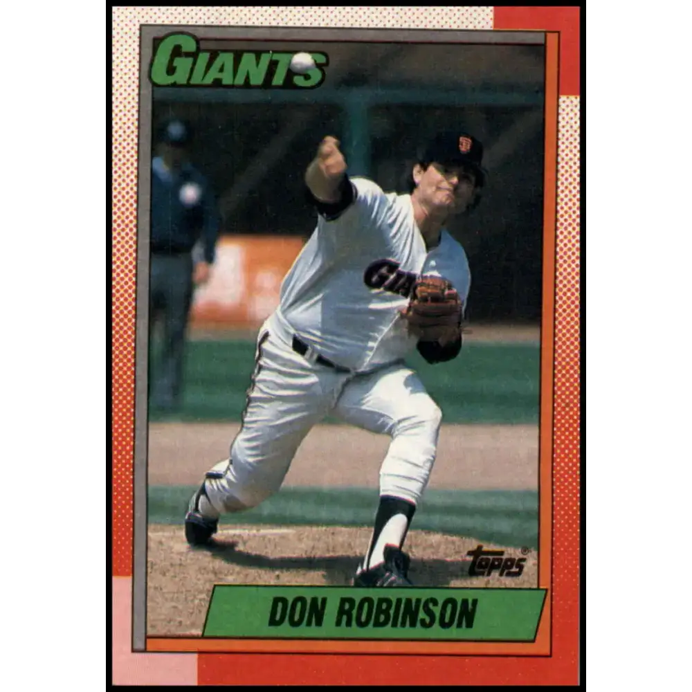 1990 Topps #217 Don Robinson NM-MT San Francisco Giants Baseball Card - Baseball Card Single
