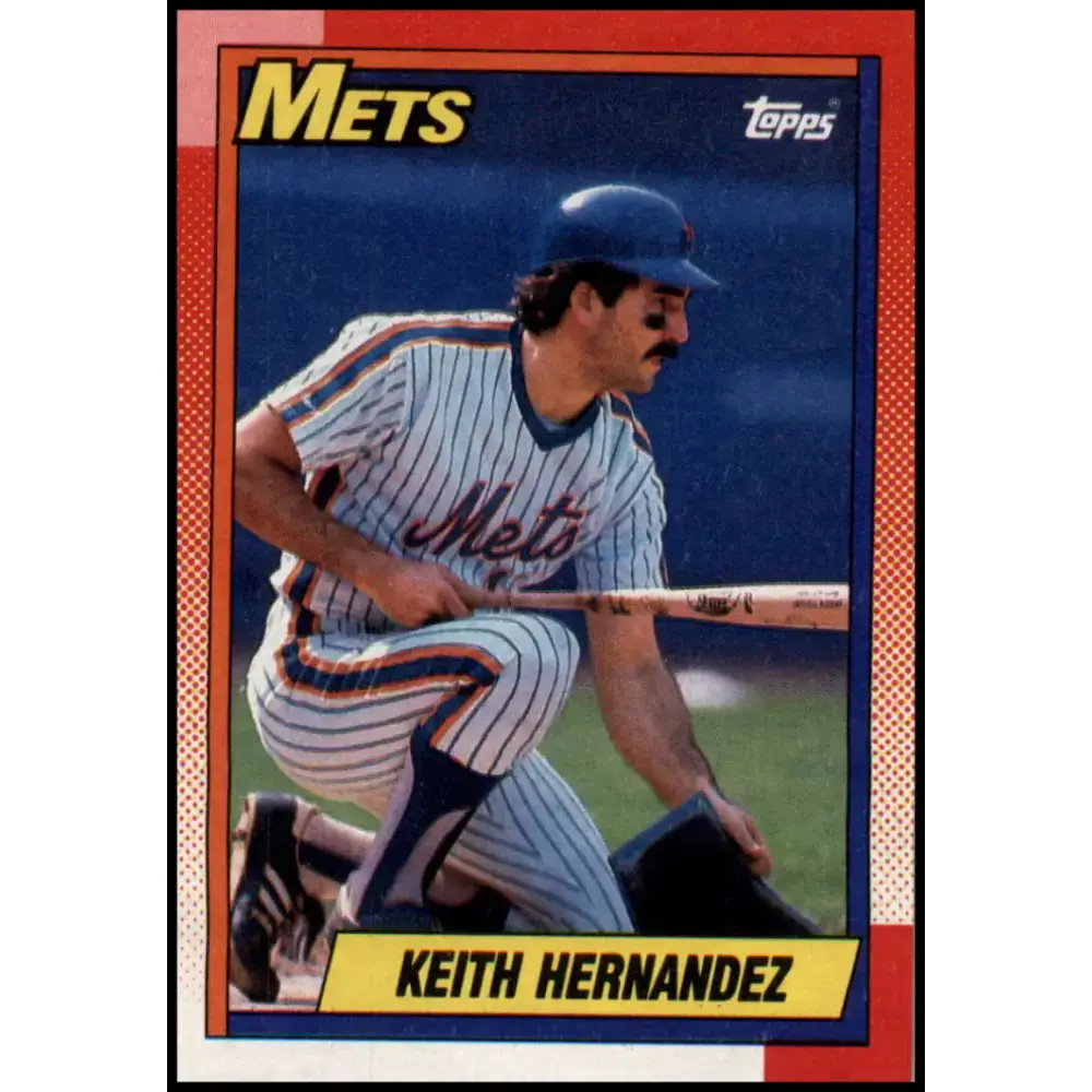 1990 Topps #230 Keith Hernandez NM-MT New York Mets Baseball Card - Baseball Card Single