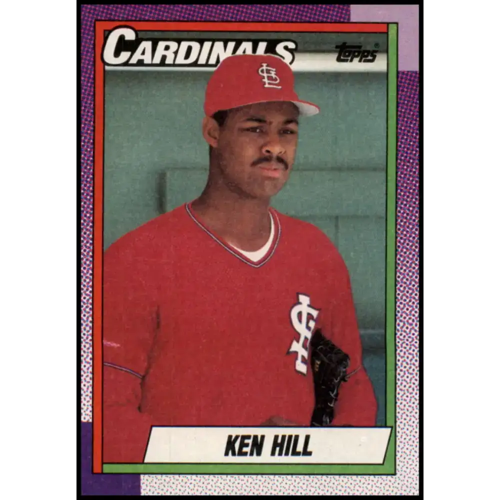 1990 Topps #233 Ken Hill NM-MT St. Louis Cardinals Baseball Card - Baseball Card Single