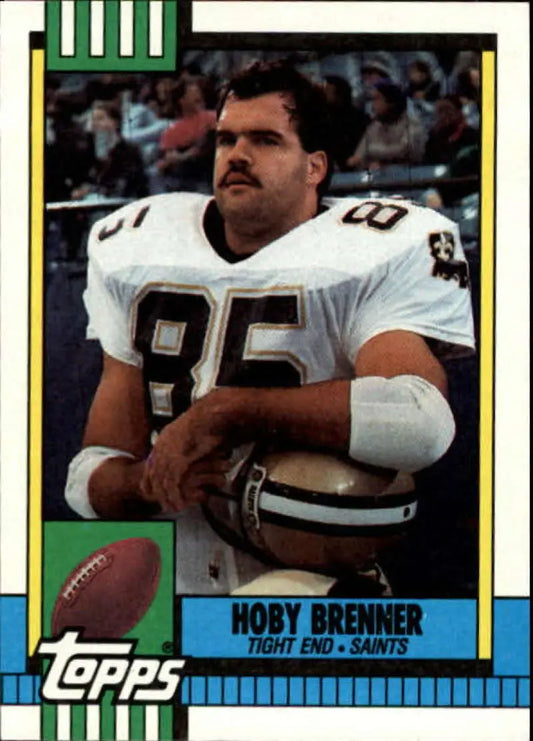 1990 Topps #234 Hoby Brenner EX Excellent New Orleans Saints Football Card