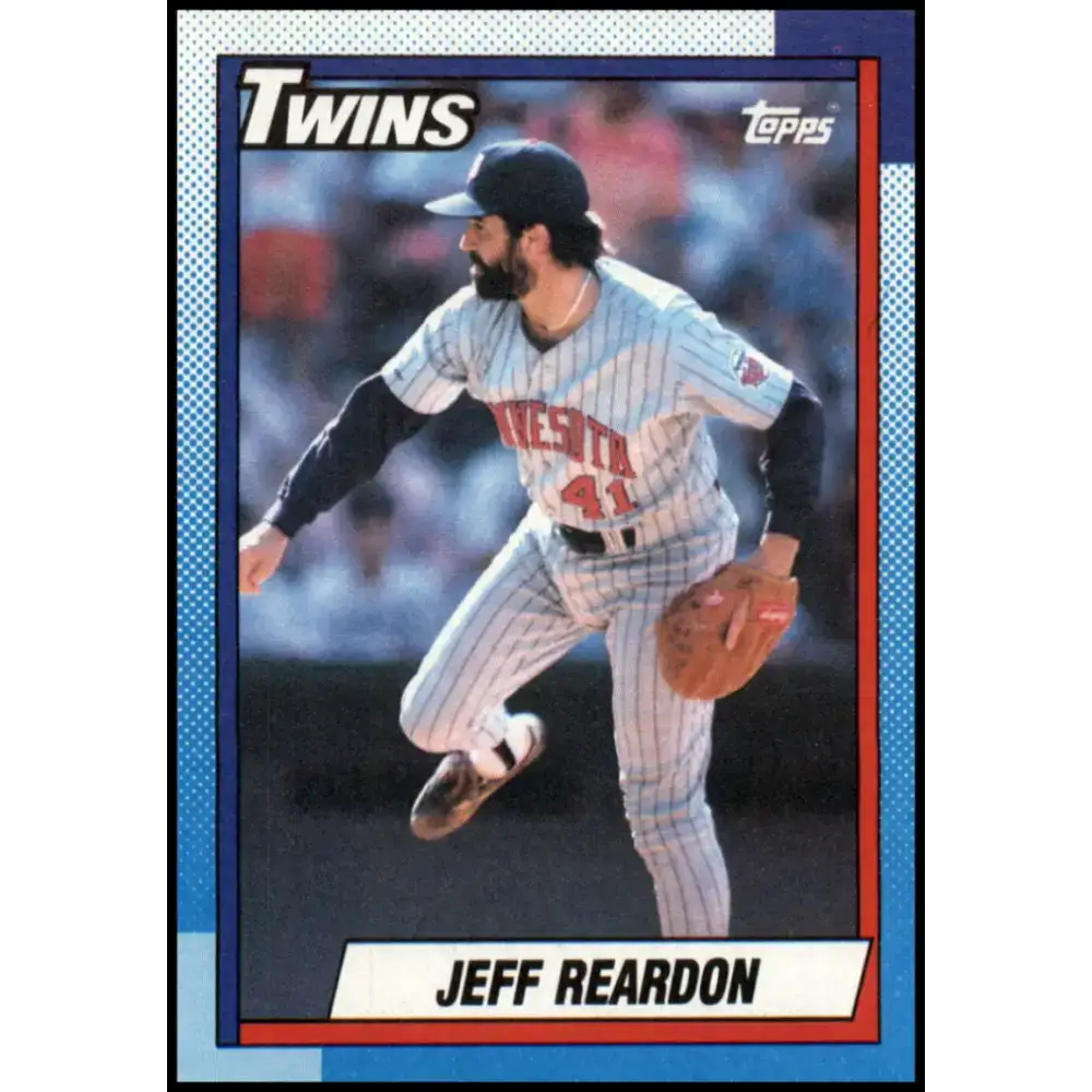 1990 Topps #235 Jeff Reardon NM-MT Minnesota Twins Baseball Card - Baseball Card Single