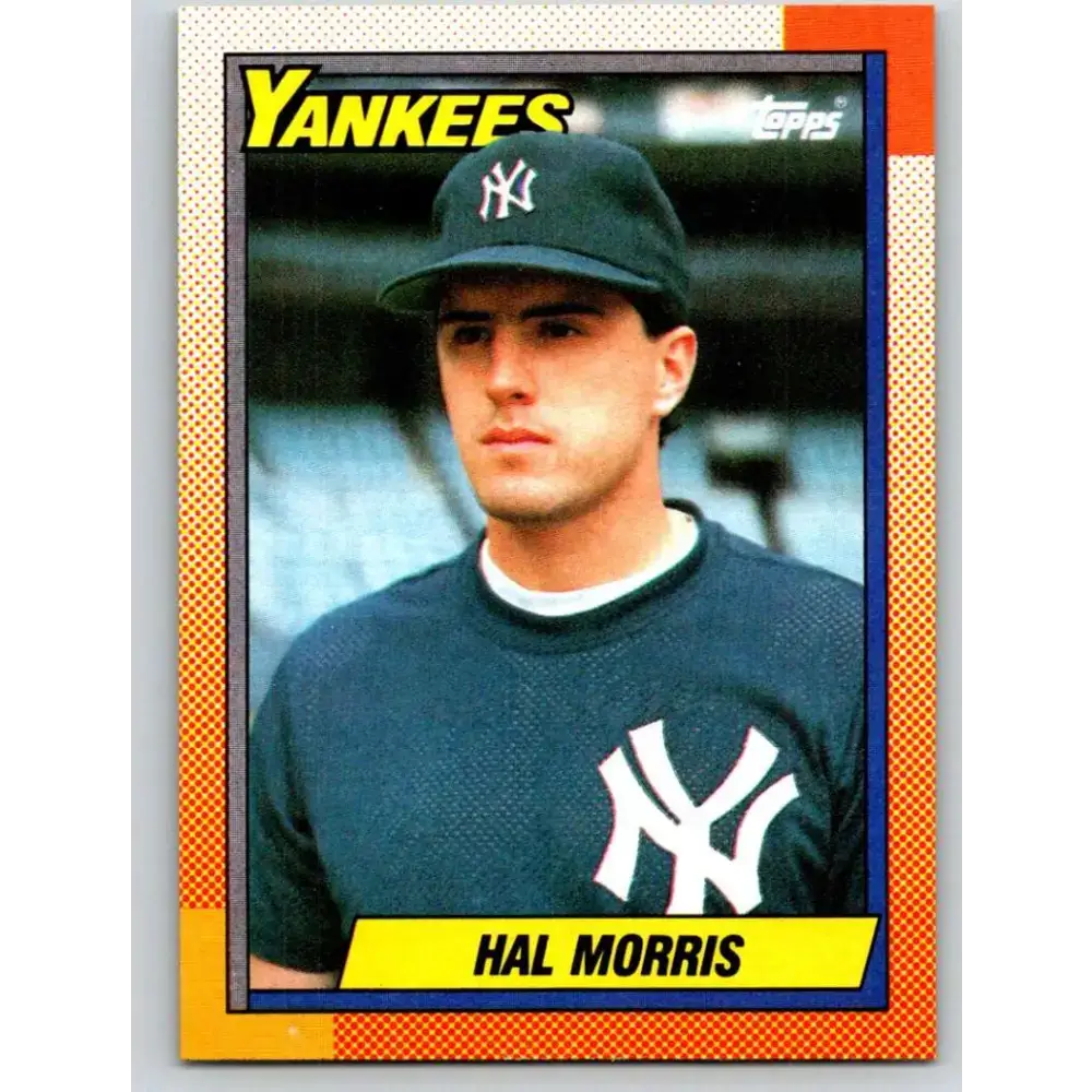 1990 Topps #236 Hal Morris NM-MT New York Yankees Baseball Card - Baseball Card Single