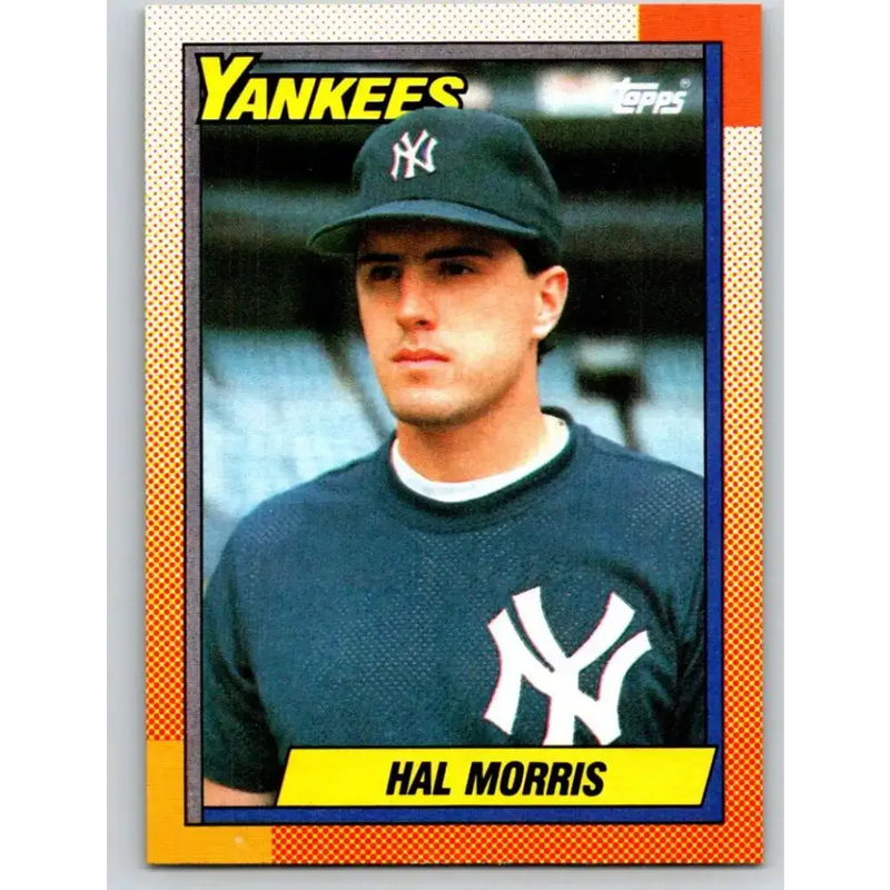 1990 Topps #236 Hal Morris NM-MT New York Yankees Baseball Card - Baseball Card Single