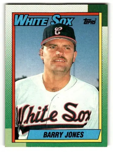 1990 Topps #243 Barry Jones Chicago White Sox Baseball Cards EX/NM ID:53585 - Baseball Card Single