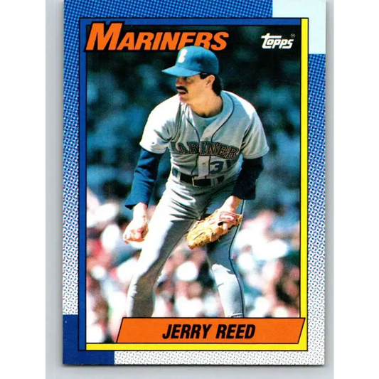 1990 Topps #247 Jerry Reed NM-MT Seattle Mariners Baseball Card - Baseball Card Single