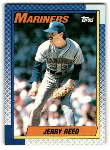 1990 Topps #247 Jerry Reed Seattle Mariners Baseball Cards EX/NM ID:55638 - Baseball Card Single